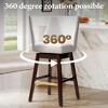 Pellebant 2pc air Barstools 29-Inch Island Chairs with Back Support, Counter Bar Height Stools - 4 of 4