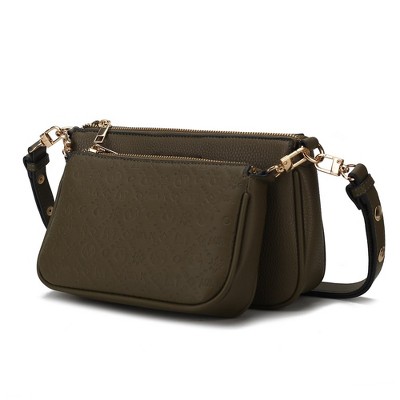 MKF Collection Dayla Women’s Chic Shoulder Bag -2 pieces by Mia K