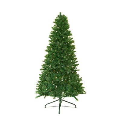 Darice 7' Prelit Artificial Christmas Tree Full Canadian Pine - Clear Lights