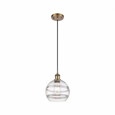 Rochester - 1 Light Cord Hung Mini Pendant In Industrial Style-9.88 Inches Tall and 8 Inches Wide