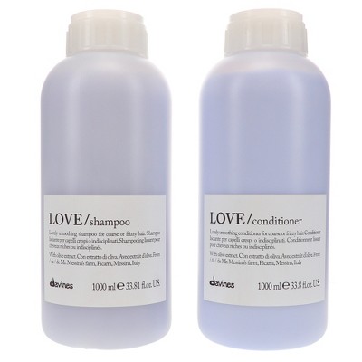 Davines LOVE Smoothing Shampoo 33.8 oz & LOVE Smoothing Conditioner 33.8 oz Combo Pack