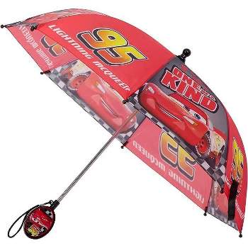 Lightning McQueen Boy's Umbrella- Age 3-6- Red