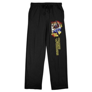 Transformers Optimus Prime Men's Black Sleep Pajama Pants - 1 of 4