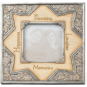 Pavilion Gift Company - Friendship - 6.5" x 6.5" Photo Frame - Single Image Frames - 1 of 3