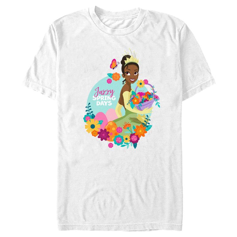 Men's Disney Tiana Jazzy Spring Days T-Shirt, 1 of 6
