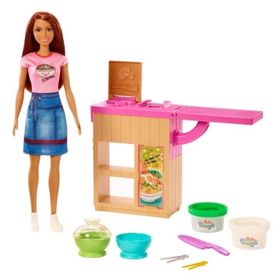 barbie play doh cooking