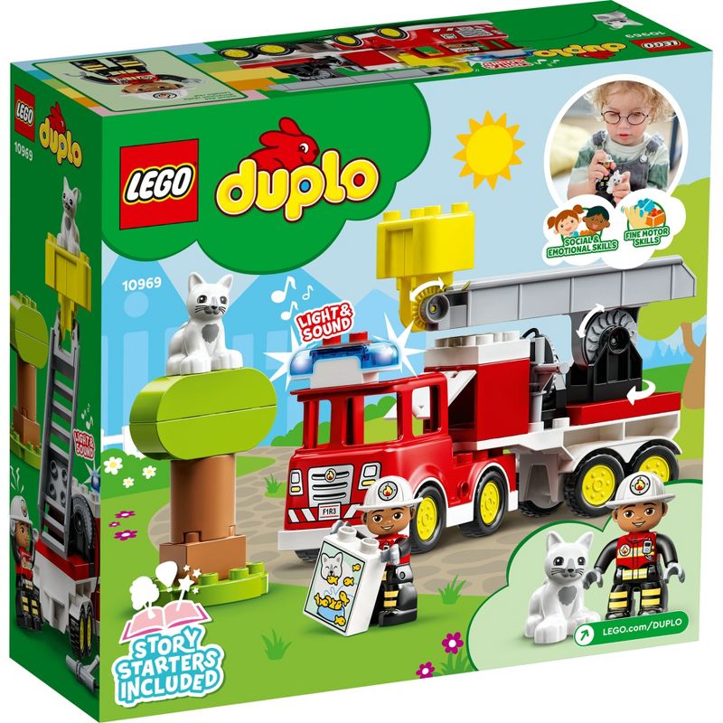LEGO DUPLO Town Fire Engine Toy 10969, 5 of 9