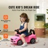 VEVOR Ride On Push Car for Toddlers, Ages 1-3, Ride Racer, Classic Kids Ride On Car with Steering Wheel & Under Seat Storage, Pink - 3 of 4