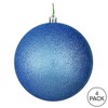 Vickerman Periwinkle Ball Ornament - 3 of 4