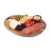 Toscana Little Mermaid Pebble Shaped Acacia Charcuterie Board - 4 of 4