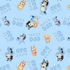 Men's Bluey Best Dad Lounge Pajama Pants - Light Blue - 3 of 3