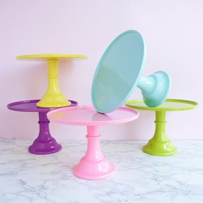 Fuchsia Melamine Cake Stand for Desserts and Cupcakes