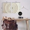 Stupell Industries Rustic Mandala Boho Pattern 2pc Framed Giclee Art Set - 3 of 4