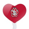 South Dakota Primary Logo Heart Love Cupcake Picks Toppers Decoration Set of 6 - 2 of 4