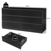 KTMBDW 6 Drawer Double Dresser for Bedroom, Wide Storage Cabinet for Living Room Home Entryway - 3 of 4