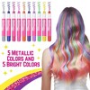 GirlZone 10-Piece Hair Chalk for Girls, Easy to Apply & Remove Girls Hair Color for Kids Dress Up Parties, Role Play & Halloween - 2 of 4