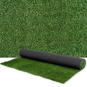 NAYSAYE Premium Artificial Turf Mat with Drainage Holes for Indoor Outdoor Pet Areas Garden Lawn Patio 5' x 10', Green - 1 of 4