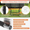Zevemomo 12FT Pumpkin Trampoline with Safety Net&Ladder,Coated Metal Frame,ASTM Certified Outdoor Trampoline for Kids&Adults, Large Backyard Jumping - 3 of 4