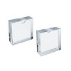 Azar Displays Clear Block Slide-In Sign Holder Frame - 2 of 4