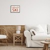 Stupell Industries Live To Ski Phrase Double Black Diamond Symbol, 14" x 11" - 2 of 4