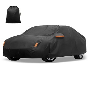 Unique Bargains Waterproof 210D-PU Oxford Car Cover - 1 of 4
