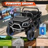 JOYRACER 24V 4WD Ride on Car w/800W Motors, 2 Seater, 2.4G Remote Control, 4 Wheeler, Pop Music, LED Light, 24 Volt Ride on Toys for Big Kids - 3 of 4