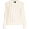 Lands' End Women's Drifter Cable Pointelle Stitch Sweater - 3 of 4