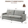 Dyonery 80" W Loveseat Sofa, Mid Century Modern Decor Love Seat Couches for Living Room, Small Couch for Bedroom - 2 of 4