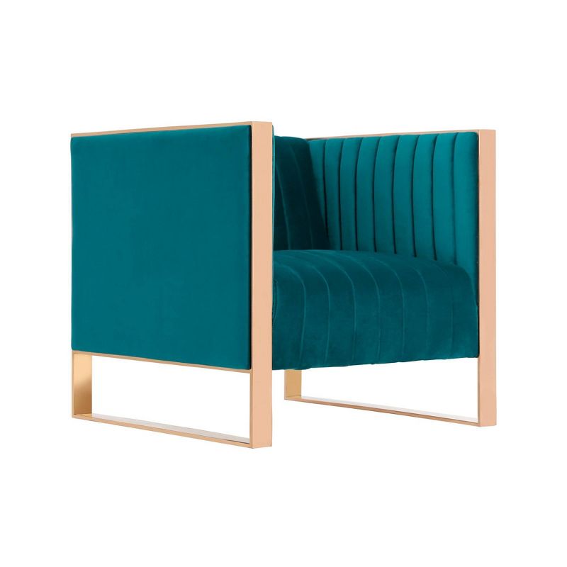 Set of 2 Trillium Velvet Accent Chairs - Manhattan Comfort, 4 of 10