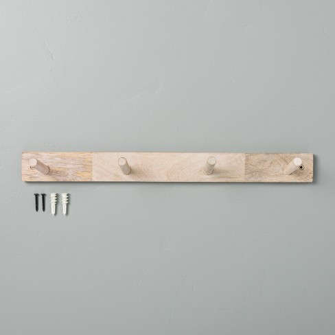 Wood 4-Peg Wall Hook - Hearth & Hand™ With Magnolia : Target