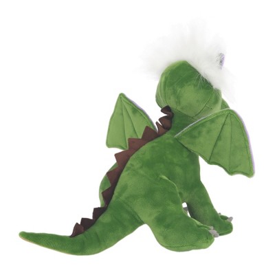 Lambs & Ivy Gus The Dragon Plush – Green & Purple Stuffed Animal, 11" Tall, Baby-Safe
