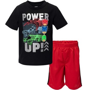 PJ Masks Gekko Owlette Catboy T-Shirt and Mesh Shorts Outfit Set Toddler to Little Kid - 1 of 4