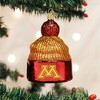 Old World Christmas Hanging Glass Ornament, University of Minnesota Beanie - 2 of 3
