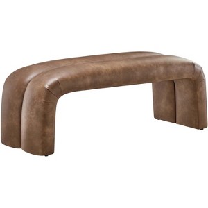 Modway  Dax 50.5 in Vegan Leather Upholstered Accent Bench - 1 of 2
