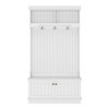 Lycvki 4-in-1 Design Hall Tree with Storage Shoe Bench and Hooks for Entryway - 2 of 4