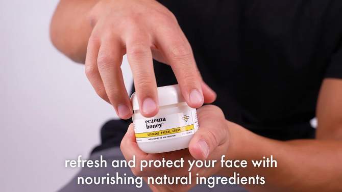 Eczema Honey Soothing Facial Cream - 2oz, 2 of 13, play video