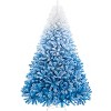 Yaheetech 9Ft/12Ft Pre-lit Flocked Artificial Christmas Tree with Foldable Stand - 2 of 4