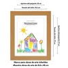 Americanflat 10x12.5 Kids Artwork Picture Frame in Oak - Displays With Mat and Without Mat - Composite Wood with Shatter Resistant Glass - 2 of 4