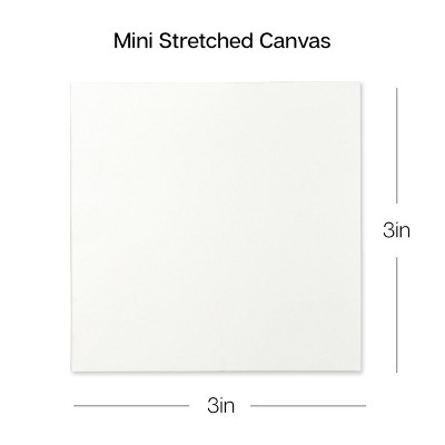 KINGART Stretched Canvas 3x3 8 pc