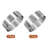 Unique Bargains Stainless Steel Adjustable Nonstick Durable Cake Ring - 3 of 4