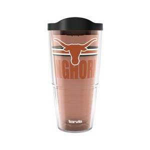 NCAA Texas Longhorns Classic Tumbler - 24oz: Plastic Lidded Portable Drinkware - 1 of 2