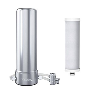 Waterdrop WD-CTF-02 5-Stage Stainless Steel Countertop Filter System with 1 Extra Replacement Filter - 1 of 4