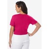 Jessica London Women's Plus Size Jewel-Neck Shrug - 3 of 4