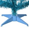 3ft National Christmas Tree Company Turquoise Tinsel Artificial Pencil Christmas Tree - 4 of 4