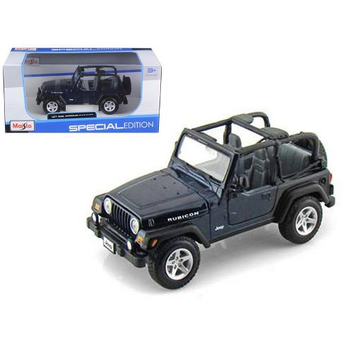 Jeep Wrangler Rubicon Dark Blue 1/27 Diecast Model Car By Maisto : Target