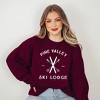 Simply Sage Market Women's Graphic Sweatshirt Pine Valley Ski Lodge - 2 of 3