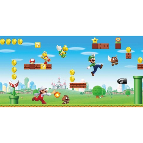 Super Mario Character Peel & Stick Wall Decals