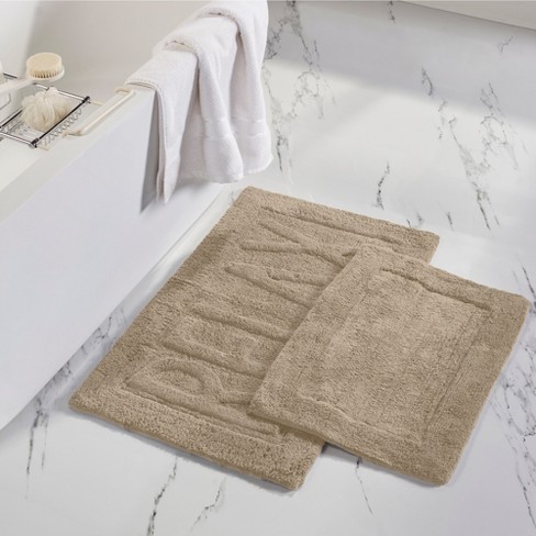 Modern Threads 2 Pack 100% Cotton Bath Mat, RELAX. - image 1 of 3