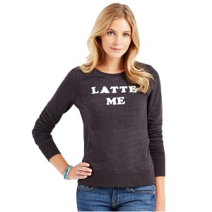 Aeropostale Womens Latte Me Sweatshirt - 1 of 2