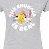 Women's - Pokémon - The Snuggle Is Real Pikachu And Sylveon Fitted Graphic T-Shirt - 2 of 3